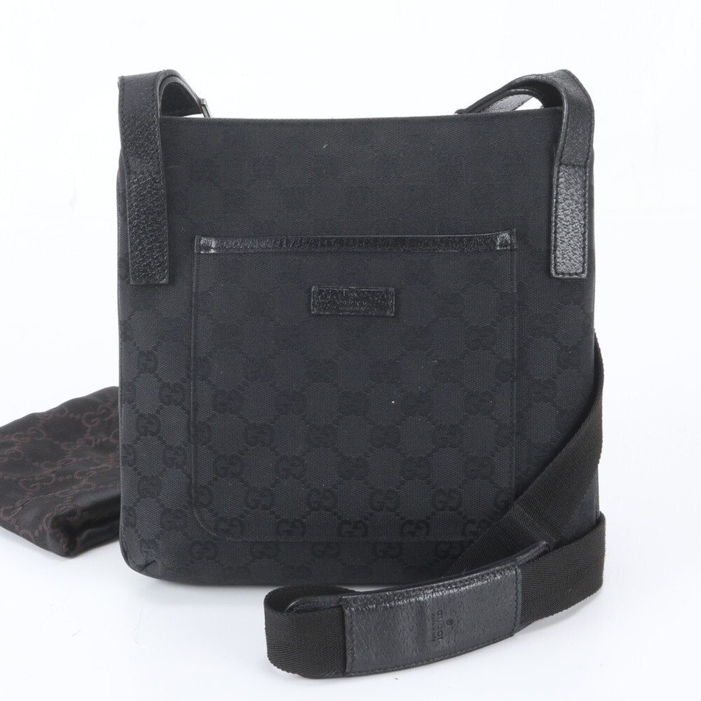 Gucci GG Canvas 122798 Leather Shoulder Bag Messenger for Men
